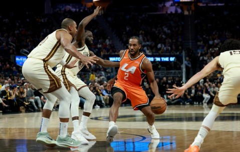 开云体育app下载-莱昂纳德23分快船逆转胜勇士 加兰首秀12分2助攻